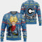 Divesart - Future Trunks Ugly Christmas -villapaita ja -huppari mukautettuja anime Dragon Ball -joululahjoja
